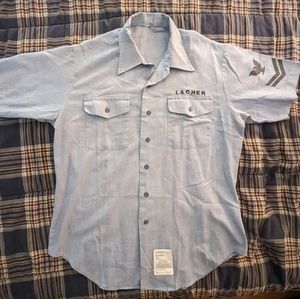 Vintage US Navy‎ men's utility chambray